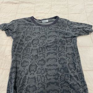 Anine Bing snakeskin tee